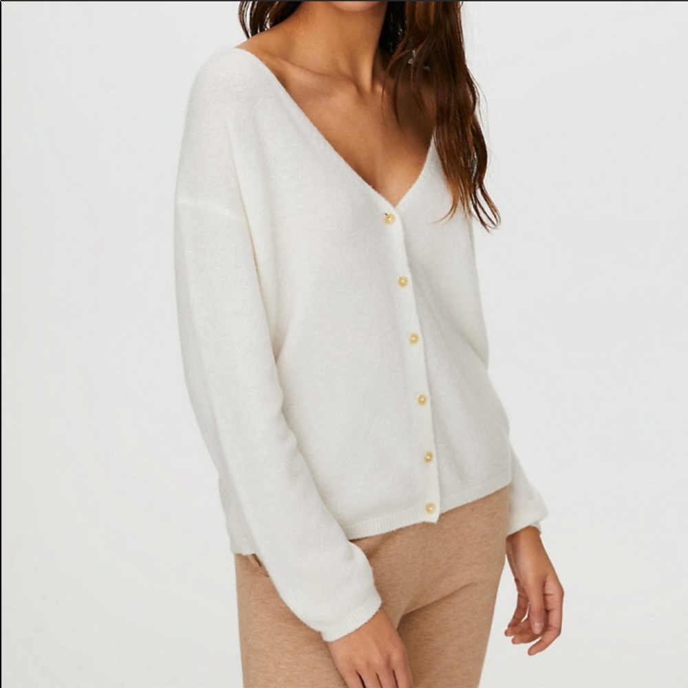 Aritzia Lounge Cashmere Sweater - Picture 3 of 6